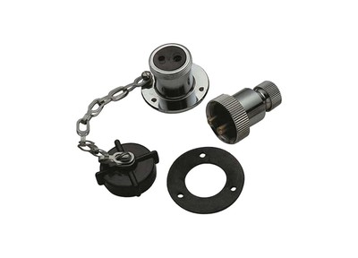 Presa e Spina in Ottone Cromato